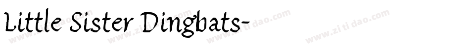 Little Sister Dingbats字体转换
